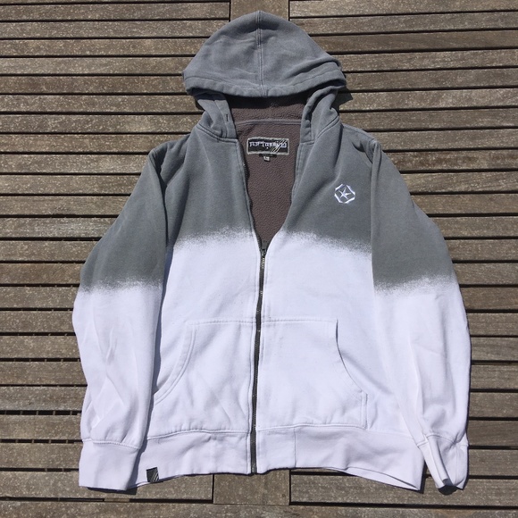 Top Heavy Other - Top Heavy Lined Zip up Men's Hoodie - Size L